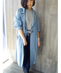 Salon de Balcony | テンセルバーバリーコート (その他アウター)