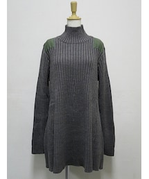 ARIA | HIGH NECK RIB KNIT ONE-PIECE (ワンピース)