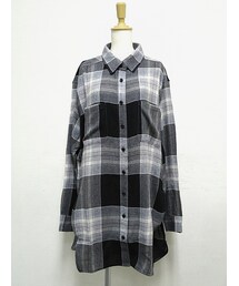 FAD THREE | LONG CHECK SHIRTS (シャツ/ブラウス)