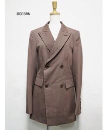 FUMIKA_UCHIDA | STRETCH GABA CLASSIC DOUBLE JK(テーラードジャケット)