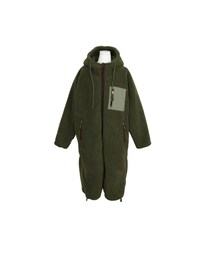 フードサイドスリットボアコート(その他アウター)