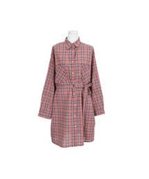 66girls | チェックシャツワンピース(シャツワンピース)