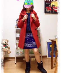 別角度😊 | 中はニットとニットスカート💗(その他)