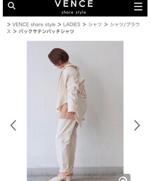 VENCE | シャツ/ブラウス