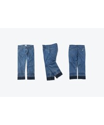 LIFUL MINIMAL GARMENTS. | LIFUL CUT-OFF BLOCK DENIM PANTS(デニムパンツ)