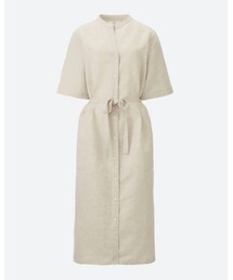 UNIQLO | リネンコットンシャツワンピース(シャツワンピース)
