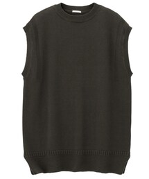 GU | ウォッシャブルコットンベスト(ベスト)