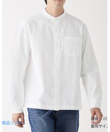 無印良品 | 新疆綿オックススタンドカラーシャツ(シャツ/ブラウス)