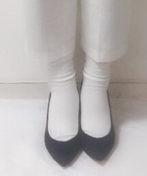 BABYLONE | スウェードポインテッドトゥパンプス(パンプス)