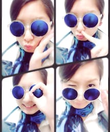 DHOLIC | ブルーミラーサングラース(サングラス)