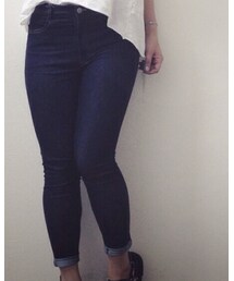 DHOLIC | ハイウエストスキニーデニム(デニムパンツ)