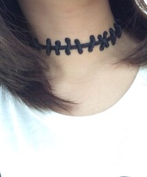 ネットで購入 | 縫い跡チョーカー(ネックレス)