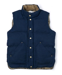 Crescent Down Works | CRESCENT DOWNWORKS × WAREHOUSE COTTON SHELL DOWN VEST(ダウンベスト)