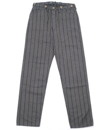 HELLER'S CAFE | HC-052 1910's Gray-Navy Stripe Waist-Overalls(その他パンツ)