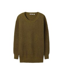 UNIQLO | ローゲージクルーネックチュニック UNIQLO(ニット/セーター)