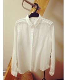 麻シャツ 無印良品(シャツ/ブラウス)
