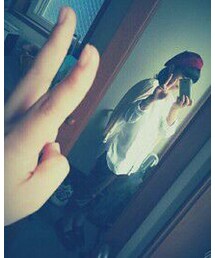 手を映り込ませにいくスタイル | 手を映り込ませにいくスタイル笑(その他)