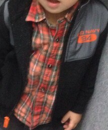 GAP | オレンジチェックシャツ(シャツ/ブラウス)