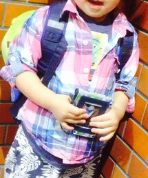 GAP | ピンクチェック(シャツ/ブラウス)