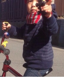 OLD NAVY | ネイビーストライプパーカー(パーカー)