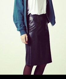 SLY LANG | フェイクレザーペンシルスカート
(スカート)