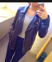 SLY LANG | レザーライダース(ライダースジャケット)