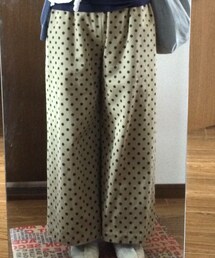robe de chambre COMME des GARCONS | robe水玉ベージュワイドパンツ(その他パンツ)