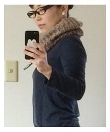 3coins | 茶色系グラデーションスヌード(ストール/ショール)