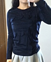 robe de chambre COMME des GARCONS | ポコポコスカラップフリルニットソー(ニット/セーター)