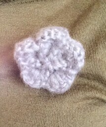 no brand | ニットお花ブローチ(ブローチ/コサージュ)