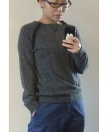 tricot COMME des GARCONS | スウェット風ニット(ニット/セーター)