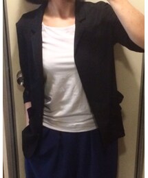 Honeys | アイスブルーカットソー(Tシャツ/カットソー)