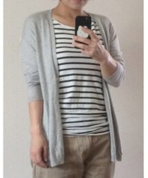 UNIQLO | UNIQLO薄ウールグレーカーディガン(カーディガン/ボレロ)