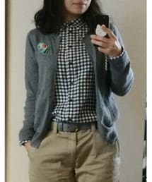 haco! | nusyグレー薄カーディガン(カーディガン/ボレロ)