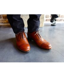 foot the coacher | foot the coacher　SEMI BROGUE SHOES (KIP)(ドレスシューズ)