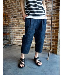 KAZUYUKI KUMAGAI ATTACHMENT | KAZUYUKI KUMAGAI KP51-075 Co/Liジャガードサルエルパンツ(その他パンツ)