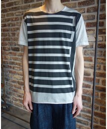 KAZUYUKI KUMAGAI ATTACHMENT | KAZUYUKI KUMAGAI KJ51-027 80/2度詰天竺クルーネックS/S(Tシャツ/カットソー)