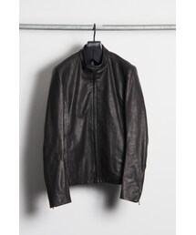 KAZUYUKI KUMAGAI ATTACHMENT | KAZUYUKI KUMAGAI KB51-016 オイルキップシングルライダース(ライダースジャケット)