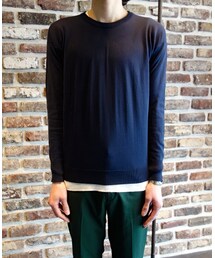 N.HOOLYWOOD | N.HOOLYWOOD UNDER SUMMIT WEAR×JOHN SMEDLEY　14RCH　クルーネックコットンニット(ニット/セーター)