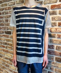 KAZUYUKI KUMAGAI ATTACHMENT | KAZUYUKI KUMAGAI　KJ51-027　80/2度詰天竺クルーネックS/S(Tシャツ/カットソー)