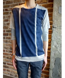 KAZUYUKI KUMAGAI ATTACHMENT | KAZUYUKI KUMAGAI　KJ51-026　80/2度詰天竺クルーネックS/S(Tシャツ/カットソー)