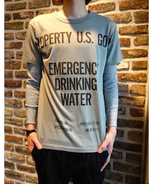 N.HOOLYWOOD | N.HOOLYWOOD EXCHANGE SERVICE　951-CS03　プリントクルーネックTシャツ(Tシャツ/カットソー)