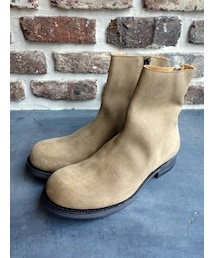 KAZUYUKI KUMAGAI ATTACHMENT | KAZUYUKI KUMAGAI　KA52-010　オイルスーパーバックススウェードワンピースサイドZIPブーツ(ブーツ)