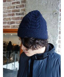N.HOOLYWOOD | N.HOOLYWOOD COMPILE LINE　252-AC04　編み込みニットキャップ(ニットキャップ/ビーニー)