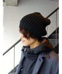 nonnative | nonnative　NN-H2804　STROLLER BEANIE WOOL YARN(ニットキャップ/ビーニー)