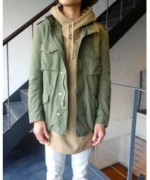 ATTACHMENT | ATTACHMENT　AB52-226　M43バックサテンM-65タイプブルゾン(ミリタリージャケット)