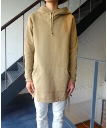 nonnative | nonnative　NN-C2804　DWELLR HOODED PULLOVER LOOSE-FIT COTTON SWEAT OVERDYED(パーカー)