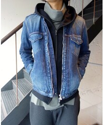 shop staff ONEPAIR│nonnative Denim jacket Looks - WEAR