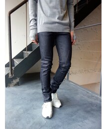 JOHN LAWRENCE SULLIVAN | JOHNLAWRENCESULLIVAN　JLS-02-05　ダーツ入りストレッチデニム(デニムパンツ)