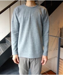 ATTACHMENT | ATTACHMENT　AJ52-252　2/48圧縮ウール天竺クルーネックL/S(ニット/セーター)